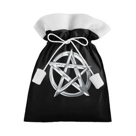 Подарочный 3D мешок с принтом Пентаграмма в Кировске, 100% полиэстер | Размер: 29*39 см | звезда | знаки | круг | магия | оккультизм | пентаграмма | пентакль | символы | сокральность | эзотерика