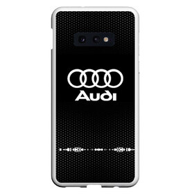 Чехол для Samsung S10E с принтом Audi sport auto abstract в Кировске, Силикон | Область печати: задняя сторона чехла, без боковых панелей | Тематика изображения на принте: audi | auto | automobile | car | carbon | machine | motor | motor car | sport car | автомашина | ауди | бренд | легковой автомобиль | марка | спортивный автомобиль | тачка