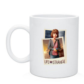 Кружка с принтом Life is Strange. Max в Кировске, керамика | объем — 330 мл, диаметр — 80 мм. Принт наносится на бока кружки, можно сделать два разных изображения | Тематика изображения на принте: жизнь | макс | странная