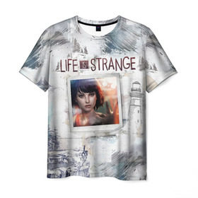 Мужская футболка 3D с принтом Max. Life is Strange. в Кировске, 100% полиэфир | прямой крой, круглый вырез горловины, длина до линии бедер | макс | странная жизнь