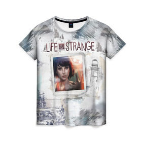 Женская футболка 3D с принтом Max. Life is Strange. в Кировске, 100% полиэфир ( синтетическое хлопкоподобное полотно) | прямой крой, круглый вырез горловины, длина до линии бедер | макс | странная жизнь
