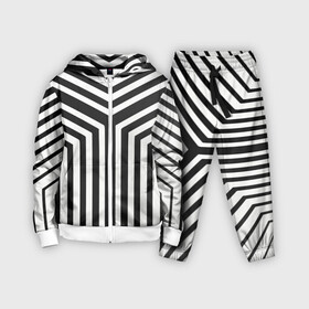 Детский костюм 3D с принтом Кибер Зебра в Кировске,  |  | black and white stripes | geometry | vest | zebra | геометрия | зебра | тельняшка | черно белая полоска