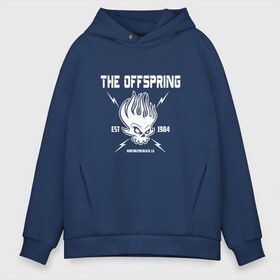 Мужское худи Oversize хлопок с принтом The Offspring est 1984 в Кировске, френч-терри — 70% хлопок, 30% полиэстер. Мягкий теплый начес внутри —100% хлопок | боковые карманы, эластичные манжеты и нижняя кромка, капюшон на магнитной кнопке | Тематика изображения на принте: offspring | офспринг | оффспринг | рок