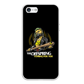 Чехол для iPhone 5/5S матовый с принтом The Offspring coming for you в Кировске, Силикон | Область печати: задняя сторона чехла, без боковых панелей | the offspring | офспринг | оффспринг | рок