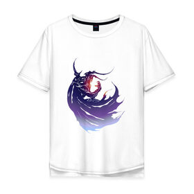 Мужская футболка хлопок Oversize с принтом Final Fantasy IV в Кировске, 100% хлопок | свободный крой, круглый ворот, “спинка” длиннее передней части | Тематика изображения на принте: 