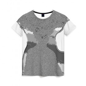 Женская футболка 3D с принтом Royal Blood в Кировске, 100% полиэфир ( синтетическое хлопкоподобное полотно) | прямой крой, круглый вырез горловины, длина до линии бедер | 