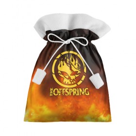 Подарочный 3D мешок с принтом The Offspring в Кировске, 100% полиэстер | Размер: 29*39 см | the offspring | офспринг | оффспринг | рок