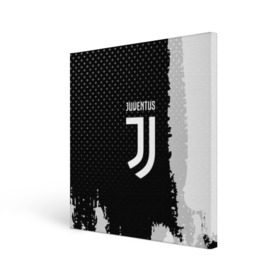 Холст квадратный с принтом JUVENTUS в Кировске, 100% ПВХ |  | football | soccer | ювентус