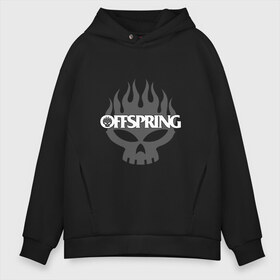 Мужское худи Oversize хлопок с принтом The Offspring в Кировске, френч-терри — 70% хлопок, 30% полиэстер. Мягкий теплый начес внутри —100% хлопок | боковые карманы, эластичные манжеты и нижняя кромка, капюшон на магнитной кнопке | the offspring | офспринг | оффспринг | рок