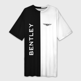 Платье-футболка 3D с принтом Bentley в Кировске,  |  | azure | bentley | continental | flying | gt | motors | speed | sport | spur | авто | автомобиль | бентли | бэнтли | знак | лого | машина | моторс | седан | символ | спорт | тачка | хэтчбек | эмблема