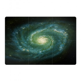 Магнитный плакат 3Х2 с принтом Галактический мир в Кировске, Полимерный материал с магнитным слоем | 6 деталей размером 9*9 см | abstraction | cosmos | nebula | space | star | universe | абстракция | вселенная | звезды | космос | мир | планеты