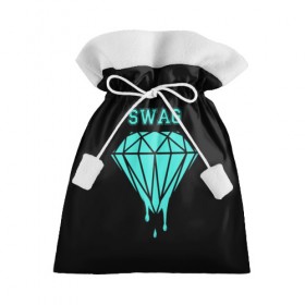 Подарочный 3D мешок с принтом Swag diamond в Кировске, 100% полиэстер | Размер: 29*39 см | 