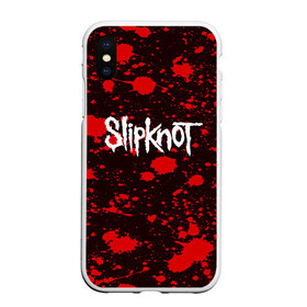 Чехол для iPhone XS Max матовый с принтом Slipknot в Кировске, Силикон | Область печати: задняя сторона чехла, без боковых панелей | punk | rock | альтернативный хип хоп | группа | инди поп | музыка | музыкальное произведение | ноты | панк | регги | рок | синти поп