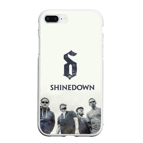 Чехол для iPhone 7Plus/8 Plus матовый с принтом Shinedown band в Кировске, Силикон | Область печати: задняя сторона чехла, без боковых панелей | Тематика изображения на принте: 