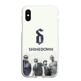 Чехол для iPhone XS Max матовый с принтом Shinedown band в Кировске, Силикон | Область печати: задняя сторона чехла, без боковых панелей | 