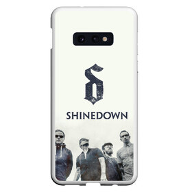 Чехол для Samsung S10E с принтом Shinedown band в Кировске, Силикон | Область печати: задняя сторона чехла, без боковых панелей | 