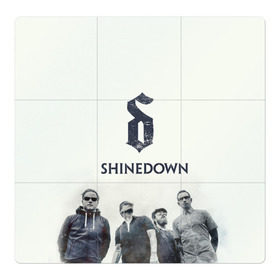 Магнитный плакат 3Х3 с принтом Shinedown band в Кировске, Полимерный материал с магнитным слоем | 9 деталей размером 9*9 см | 