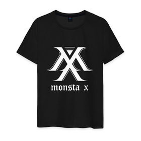Мужская футболка хлопок с принтом MONSTA X_5 в Кировске, 100% хлопок | прямой крой, круглый вырез горловины, длина до линии бедер, слегка спущенное плечо. | monsta x | монст х