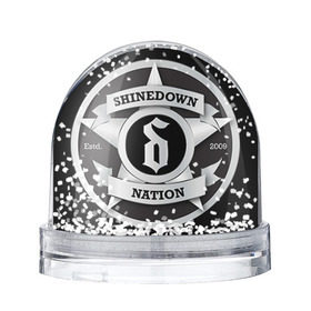 Снежный шар с принтом Shinedown Nation в Кировске, Пластик | Изображение внутри шара печатается на глянцевой фотобумаге с двух сторон | 