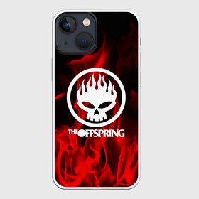 Чехол для iPhone 13 mini с принтом The Offspring в Кировске,  |  | punk | rock | the offspring | альтернативный хип хоп | группа | инди поп | музыка | музыкальное произведение | ноты | огонь | панк | регги | рок | синти поп