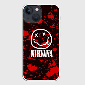 Чехол для iPhone 13 mini с принтом NIRVANA в Кировске,  |  | nirvana | punk | rock | альтернативный хип хоп | группа | инди поп | музыка | музыкальное произведение | ноты | панк | регги | рок | синти поп