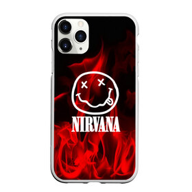 Чехол для iPhone 11 Pro Max матовый с принтом NIRVANA в Кировске, Силикон |  | nirvana | punk | rock | альтернативный хип хоп | группа | инди поп | музыка | музыкальное произведение | ноты | панк | регги | рок | синти поп