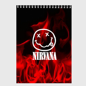 Скетчбук с принтом NIRVANA в Кировске, 100% бумага
 | 48 листов, плотность листов — 100 г/м2, плотность картонной обложки — 250 г/м2. Листы скреплены сверху удобной пружинной спиралью | nirvana | punk | rock | альтернативный хип хоп | группа | инди поп | музыка | музыкальное произведение | ноты | панк | регги | рок | синти поп