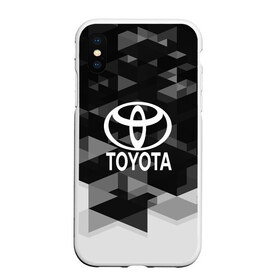 Чехол для iPhone XS Max матовый с принтом Toyota sport geometry в Кировске, Силикон | Область печати: задняя сторона чехла, без боковых панелей | auto | automobile | car | carbon | machine | motor | motor car | sport car | toyota | автомашина | бренд | легковой автомобиль | марка | спортивный автомобиль | тачка