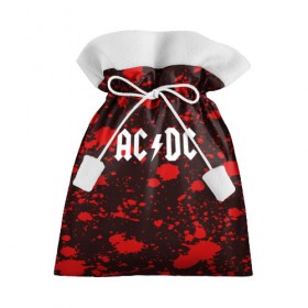 Подарочный 3D мешок с принтом AC DC в Кировске, 100% полиэстер | Размер: 29*39 см | Тематика изображения на принте: ac dc | punk | rock | альтернативный хип хоп | группа | инди поп | музыка | музыкальное произведение | ноты | панк | регги | рок | синти поп