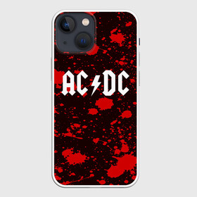 Чехол для iPhone 13 mini с принтом AC DC в Кировске,  |  | ac dc | punk | rock | альтернативный хип хоп | группа | инди поп | музыка | музыкальное произведение | ноты | панк | регги | рок | синти поп