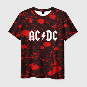 Мужская футболка 3D с принтом AC DC в Кировске, 100% полиэфир | прямой крой, круглый вырез горловины, длина до линии бедер | ac dc | punk | rock | альтернативный хип хоп | группа | инди поп | музыка | музыкальное произведение | ноты | панк | регги | рок | синти поп
