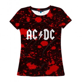 Женская футболка 3D с принтом AC DC в Кировске, 100% полиэфир ( синтетическое хлопкоподобное полотно) | прямой крой, круглый вырез горловины, длина до линии бедер | ac dc | punk | rock | альтернативный хип хоп | группа | инди поп | музыка | музыкальное произведение | ноты | панк | регги | рок | синти поп