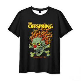 Мужская футболка 3D с принтом The Offspring в Кировске, 100% полиэфир | прямой крой, круглый вырез горловины, длина до линии бедер | offspring | офспринг | оффспринг | рок