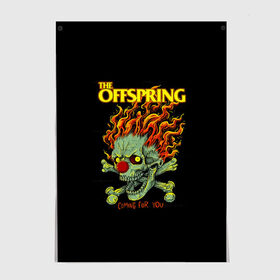 Постер с принтом The Offspring в Кировске, 100% бумага
 | бумага, плотность 150 мг. Матовая, но за счет высокого коэффициента гладкости имеет небольшой блеск и дает на свету блики, но в отличии от глянцевой бумаги не покрыта лаком | offspring | офспринг | оффспринг | рок