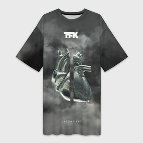 Платье-футболка 3D с принтом TFK  Incomplete в Кировске,  |  | tfk | thousand foot krutch