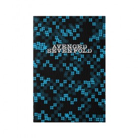 Обложка для паспорта матовая кожа с принтом Avenged Sevenfold в Кировске, натуральная матовая кожа | размер 19,3 х 13,7 см; прозрачные пластиковые крепления | Тематика изображения на принте: 