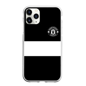 Чехол для iPhone 11 Pro Max матовый с принтом FC Manchester United в Кировске, Силикон |  | Тематика изображения на принте: black   white | england | football | logo | manchester united | sport | англия | арт | лига | лого | манчестер юнайтед | спорт | текстура | фк | футбол | футбольный клуб | черно белый | эмблема