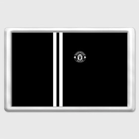 Магнит 45*70 с принтом Manchester United Black&White в Кировске, Пластик | Размер: 78*52 мм; Размер печати: 70*45 | england | football | logo | manchester united | sport | англия | арт | лига | лого | манчестер юнайтед | спорт | текстура | фк | футбол | футбольный клуб | эмблема