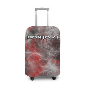 Чехол для чемодана 3D с принтом Bon Jovi в Кировске, 86% полиэфир, 14% спандекс | двустороннее нанесение принта, прорези для ручек и колес | альтернативный | американская | глэм | готик | гранж | группа | метал | модные | музыка | пост | рок | хард
