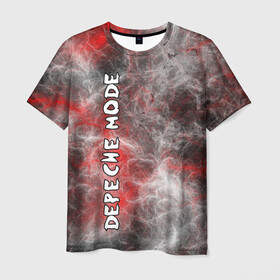 Мужская футболка 3D с принтом Depeche Mode в Кировске, 100% полиэфир | прямой крой, круглый вырез горловины, длина до линии бедер | альтернативный | блюз | британская | готик | гранж | группа | метал | модные | музыка | пост | рок | хард