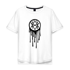 Мужская футболка хлопок Oversize с принтом Bring Me the Horizon в Кировске, 100% хлопок | свободный крой, круглый ворот, “спинка” длиннее передней части | bmth | bring me the horizon | альтернативный | бмтх | бмтш | брин | бринг | горизонт | достань для меня | дэткор | зе | метал | ми | рок | хоризон | электроник рок