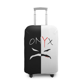 Чехол для чемодана 3D с принтом ONYX в Кировске, 86% полиэфир, 14% спандекс | двустороннее нанесение принта, прорези для ручек и колес | onyx | американская группа | группа | музыка | надпись | хип хоп
