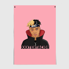 Постер с принтом XXXtentacion (1) в Кировске, 100% бумага
 | бумага, плотность 150 мг. Матовая, но за счет высокого коэффициента гладкости имеет небольшой блеск и дает на свету блики, но в отличии от глянцевой бумаги не покрыта лаком | 17 | art | look at me | moonlight | rap | revenge | tentacion | xxx | xxxtentacion