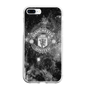 Чехол для iPhone 7Plus/8 Plus матовый с принтом Manchester United Cosmos в Кировске, Силикон | Область печати: задняя сторона чехла, без боковых панелей | england | football | logo | manchester united | sport | англия | арт | лига | лого | манчестер юнайтед | спорт | текстура | фк | футбол | футбольный клуб | эмблема