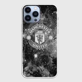 Чехол для iPhone 13 Pro Max с принтом Manchester United Cosmos в Кировске,  |  | Тематика изображения на принте: england | football | logo | manchester united | sport | англия | арт | лига | лого | манчестер юнайтед | спорт | текстура | фк | футбол | футбольный клуб | эмблема