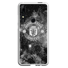 Чехол для Honor P Smart Z с принтом Manchester United Cosmos в Кировске, Силикон | Область печати: задняя сторона чехла, без боковых панелей | Тематика изображения на принте: england | football | logo | manchester united | sport | англия | арт | лига | лого | манчестер юнайтед | спорт | текстура | фк | футбол | футбольный клуб | эмблема