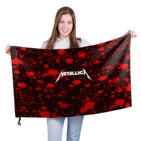 Флаг 3D с принтом Metallica в Кировске, 100% полиэстер | плотность ткани — 95 г/м2, размер — 67 х 109 см. Принт наносится с одной стороны | metallica | punk | rock | альтернативный хип хоп | группа | инди поп | музыка | музыкальное произведение | ноты | панк | регги | рок | синти поп