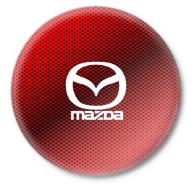 Значок с принтом MAZDA SPORT в Кировске,  металл | круглая форма, металлическая застежка в виде булавки | auto | automobile | car | carbon | machine | mazda | motor | motor car | sport car | автомашина | бренд | легковой автомобиль | мазда | марка | спортивный автомобиль | тачка