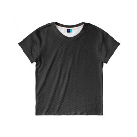 Детская футболка 3D с принтом Кевлар Ультра в Кировске, 100% гипоаллергенный полиэфир | прямой крой, круглый вырез горловины, длина до линии бедер, чуть спущенное плечо, ткань немного тянется | black | carbon | карбон | кевлар | кольчуга