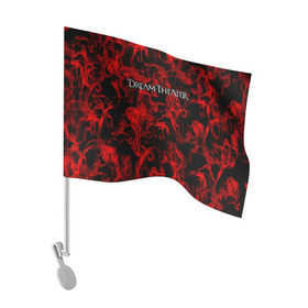 Флаг для автомобиля с принтом Dream Theater в Кировске, 100% полиэстер | Размер: 30*21 см | альтернативный | американская | глэм | готик | гранж | группа | метал | модные | музыка | пост | рок | хард